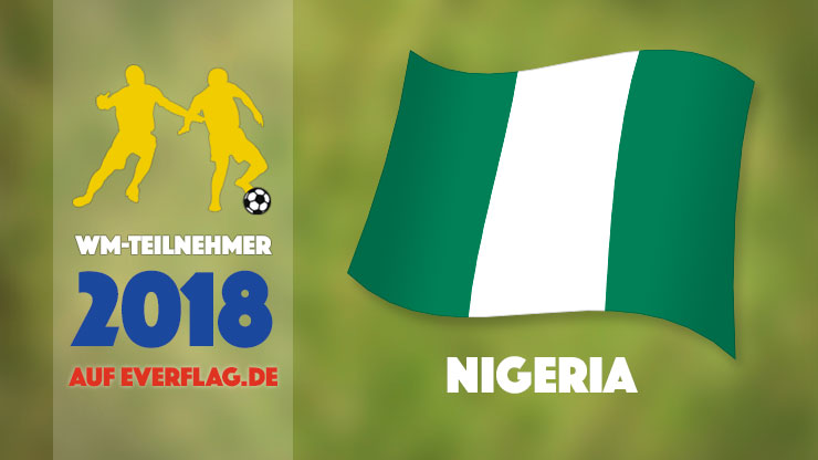 Die Nationalflagge von Nigeria