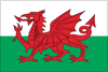 Fahne von Wales