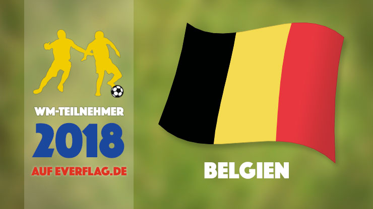 Die Nationalflagge von Belgien