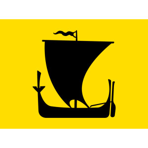 Flagge 100 x 135 : Nordland (Norweg. Provinz)