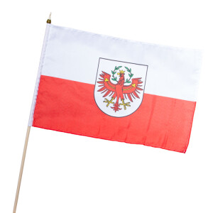 Fahne/Stockflagge Österreich Tirol 30 x 45 cm Flagge