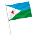 Stock-Flagge : Dschibuti / Premiumqualität