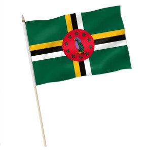 Stock-Flagge : Dominica / Premiumqualität