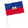 Stock-Flagge : Haiti mit Wappen / Premiumqualität
