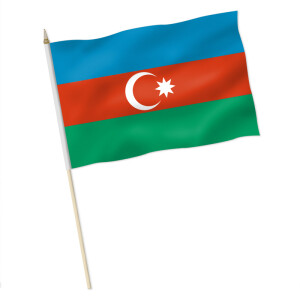 Stock-Flagge : Aserbaidschan / Premiumqualität