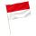 Stock-Flagge : Indonesien / Premiumqualität