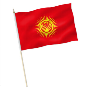Stock-Flagge : Kirgisien / Premiumqualität