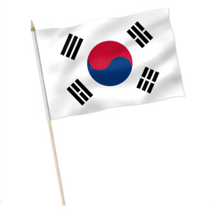 Stock-Flagge : Südkorea / Premiumqualität