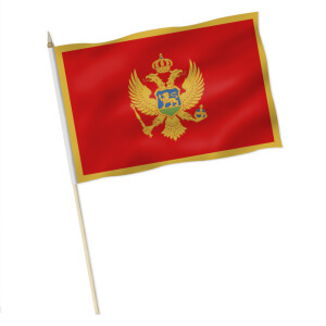 Stock-Flagge : Montenegro / Premiumqualität