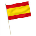 Stock-Flagge : Spanien ohne Wappen / Premiumqualität