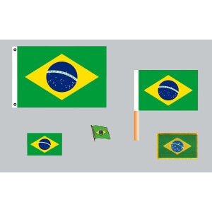 Fan-Set 5-tlg. - Brasilien