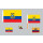 Fan-Set 5-tlg. - Ecuador