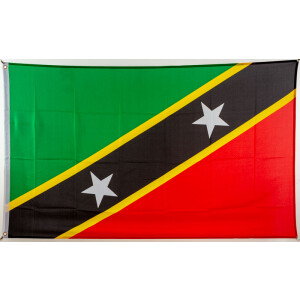 Flagge 90 x 150 : St. Kitts & Nevis