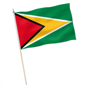 Stock-Flagge : Guyana / Premiumqualität