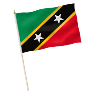 Stock-Flagge : St. Kitts & Nevis / Premiumqualität