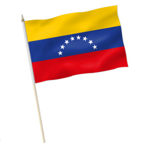 Stock-Flagge : Venezuela ohne Wappen / Premiumqualität