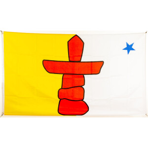 Flagge 90 x 150 : Nunavut (Eskimos)