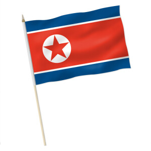 Stock-Flagge : Nordkorea / Premiumqualität