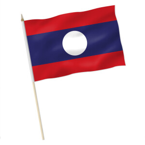 Stock-Flagge : Laos / Premiumqualität
