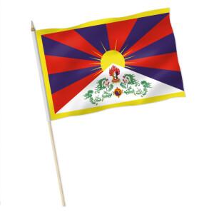 Stock-Flagge : Tibet / Premiumqualität
