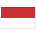 Tischflagge 15x25 : Monaco