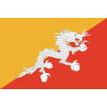 Tischflagge 15x25 Bhutan