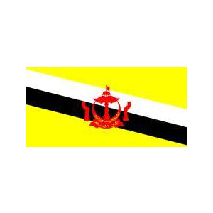 Tischflagge 15x25 : Brunei