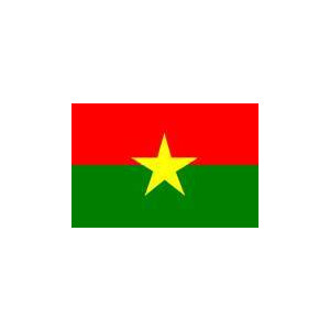 Tischflagge 15x25 : Burkina Faso