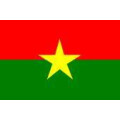Tischflagge 15x25 : Burkina Faso
