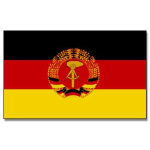 Tischflagge 15x25 : DDR