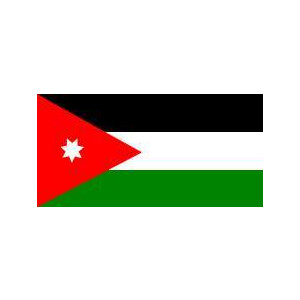 Tischflagge 15x25 : Jordanien