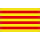 Tischflagge 15x25 Katalonien