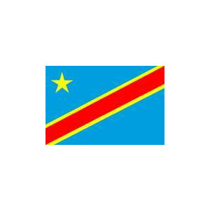 Tischflagge 15x25 : Kongo Kinshasa