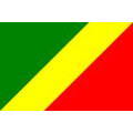 Tischflagge 15x25 Kongo Brazzaville