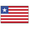 Tischflagge 15x25 : Liberia