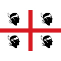 Tischflagge 15x25 Sardinien