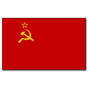 Tischflagge 15x25 : UdSSR / Sowjetunion