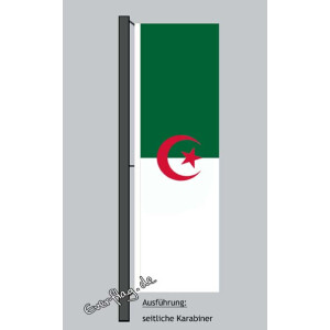 Hochformats Fahne Algerien