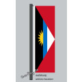 Hochformats Fahne Antigua &amp; Barbuda