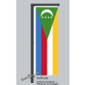 Hochformats Fahne Komoren