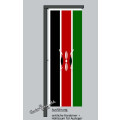 Hochformats Fahne Kenia
