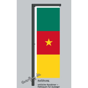 Hochformats Fahne Kamerun