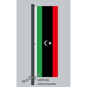 Hochformats Fahne Libyen