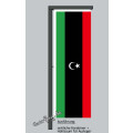 Hochformats Fahne Libyen
