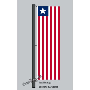 Hochformats Fahne Liberia