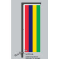 Hochformats Fahne Mauritius