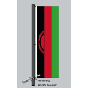 Hochformats Fahne Malawi