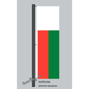 Hochformats Fahne Madagaskar