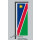 Hochformats Fahne Namibia