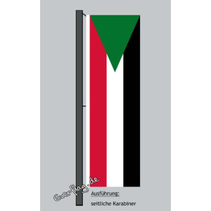 Hochformats Fahne Sudan